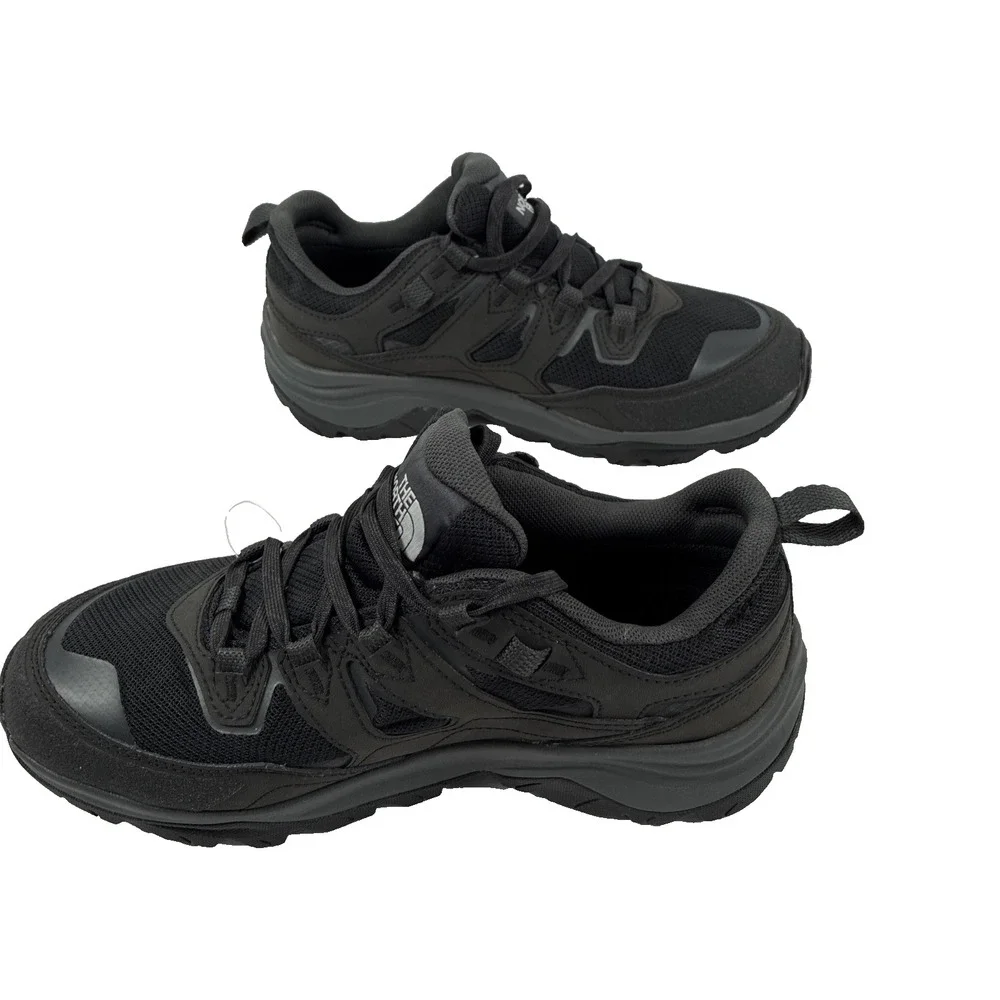 New The North Face Hedgehog Mens Size 7.5 Black Hiking Sneaker Shoe NWOB